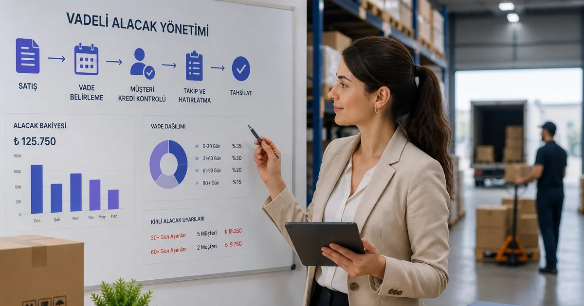 Vadeli Alacak Takibi: Toptan Satışta Nakit Akışı Yönetimi